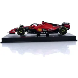 BBURAGO F1 Ferrari SF-23 #16 Leclerc (mit Helm, Maßstab 1:43)