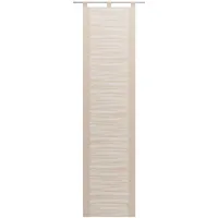 Neutex for you! Schiebegardine NEUTEX FOR YOU "Padova" Gr. 1, beige (natur, beige), B:57cm H:145cm, Scherli, Polyester, Gardinen, inkl. Beschwerungsstange, Halbtransparent, Fransen-Effekt, modern