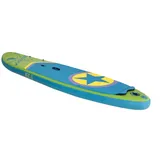 Happy People Chiemsee SUP-Set inkl. Board, Paddel, Pumpe, Leash & Rucksack (grün/blau) Stand-Up Paddle