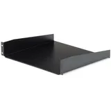 Startech Fachboden Stahl 2 HE 16" schwarz
