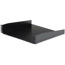 Startech Fachboden Stahl 2 HE 16" schwarz