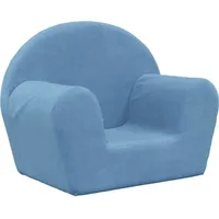 SYFAXTM Kindersofa Blau Weich Plüsch - Blau