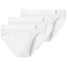 SCHIESSER Slip unifarben weiß XXL 3er Pack