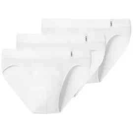 SCHIESSER Slip unifarben weiß XXL 3er Pack