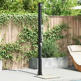 vidaXL Solardusche Schwarz 217 cm