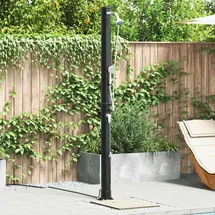 vidaXL Solardusche Schwarz 217 cm