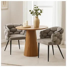 Hti-Living Esszimmerstuhl Alsen Schwarz / Braun