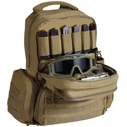VEVOR Waffentasche Gewehrtasche Jagdtasche 6 Pistolen Pistolentasche Braun