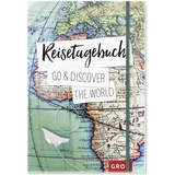 Groh Verlag Reisetagebuch Go & discover the world: Journal für Reisende mit Checklisten, Tipps und Budgetplaner | Das perfekte Geschenk für Reiseliebhaber (Reisetagebücher zum Ausfüllen)