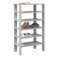 VidaXL Schuhregal Grau Sonoma 61x32x105 cm Holzwerkstoff