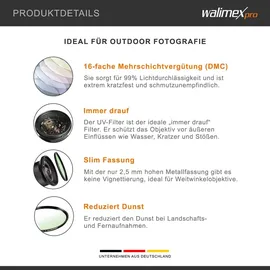 Walimex pro UV-Filter Slim Super DMC 67mm