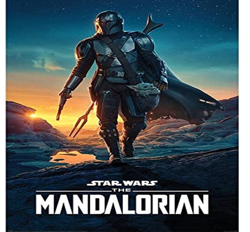 Star Wars The Mandalorian - Nightfall Unisex Poster Multicolor