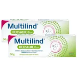 Multilind HEILSALBE mit Zinkoxid und Nystatin 2X50 g Salbe