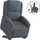 vidaXL Relaxsessel mit Aufstehhilfe Samt 55,1 x 82 x 74,3 cm Dunkelgrau
