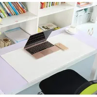 Schreibtischunterlage Leder,50x70cm rutschfeste Schreibmappe mit runder Kante Unterlage und Kantenschutz,Schreibmappe, Tischunterlage für Büro und Zuhause