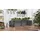 Vitavia Linus In & Out 401 S 185 x 65 x 40 cm schwarz/granit