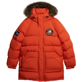 Superdry Everest Longline Baffled Parka orange 2XL