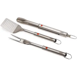 Joseph Joseph Grillbesteck-Set 3-teilig Edelstahl Weiß
