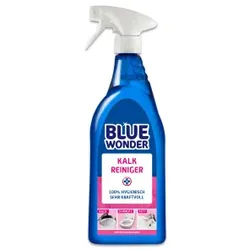 Blue Wonder Kalkreiniger, Kraftvoller Sanitärreiniger für den vielseitigen Gebrauch im Bad, 750 ml - Sprühflasche