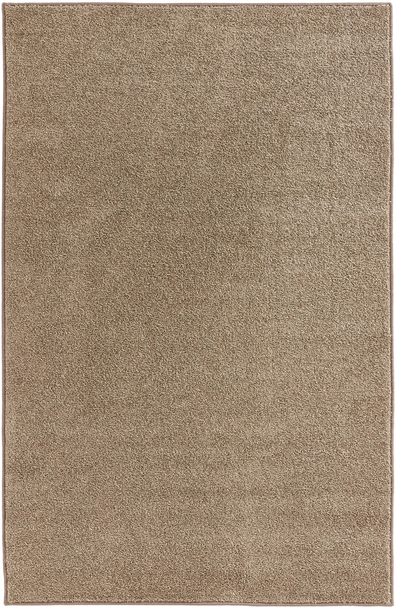 Teppich HANSE HOME "Pure 100 Kurzflor" Gr. 6, braun, B:200cm H:13mm L:300cm, Kunstfaser, Teppiche, Kurzflor, Unifarben, Läufer, Modern, Wohnzimmer, Kinderzimmer, Flur