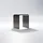 Steinberg Serie 432 Hocker aus Polyresin 400x270x430mm grau