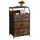 Relaxdays Kommode Industrial 96,5 x 60 x 41,5 cm Braun/Schwarz