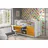 Vipack Hochbett Bonny 90 x 200 cm MDF weiß/orange