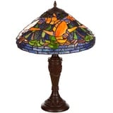 Lampe im Tiffany-Stil 16 Zoll Libelle, Schmetterling edel, Rose Dekorationslampe, Tiffany Stil, Glaslampe, Leuchte,Tischlampe, Tischleuchte (Tiff 183 Fisch)