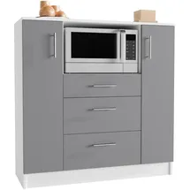 VCM Unterschrank Küchenschrank Esilo 109 x 40 x 110 cm Schwarz