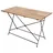 chefgastro Biergartentisch 117 x 68 x 71 cm Naturfarben