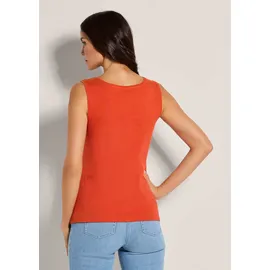 Madeleine Kurzes Freizeittop mit breiten Trägern in blutorange | Gr.: 38
