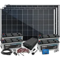 Solar Komplettanlage 3000W AC - Batterie, 960W Module, Victron MPPT Regler, Sinu
