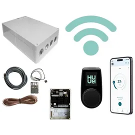 Karibu Bio-Kombiofen 9 kW + Huum WLAN Steuergerät