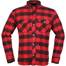 Modeka Nooner Hemdjacke Rot/Schwarz M