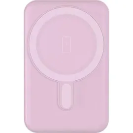 Bigben Connected Bigben Powerbank Induktionsladegerät, MagSafe kompatibel, Rosa (5000 mAh), Powerbank, Rosa