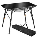 Tectake Campingtisch Tina Schwarz