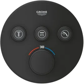 Grohe Grohtherm SmartControl 3 Absperrventilen, phantom black
