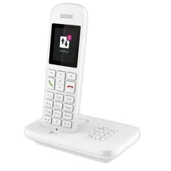 Telekom Sinus A12 Festnetz-Telefon mit Basis und AB Weiss