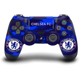 Head Case Designs Offizielle Zugelassen Chelsea Football Club Camouflage Gemischt Logo Matte Vinyl Haut Gaming Aufkleber Abziehbild kompatibel mit Sony Playstation 4 PS4 DualShock 4 Controller