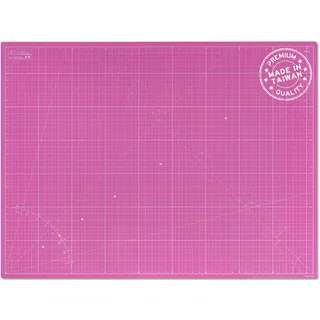 Elan Schneidematte A0 Rosa und Lila, 5-lagige Schneidematte Selbstheilend, Bastelunterlage Schnittfest, Cutting Mat, Arbeitsunterlage Werkstatt Schneidematte Nähen 48 x 36 INCH Schneideunterlage