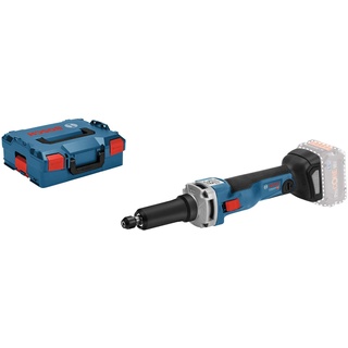 Bosch Professional 18V System Akku Geradschleifer GGS 18V-23 LC (Leerlaufdrehzahl 23.000 min-1, Connect Ready, in L-BOXX, ohne Akku/ Ladegerät)