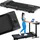 gymtek Gymtek® Laufband für Zuhause, Walking Pad, Treadmill bis 100 kg, 8 km/h - LCD-Display - Klappbar - Ultraflach - Bluetooth - Fitness, Home Gym - Schwarz