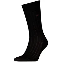 Tommy Hilfiger Socken TH MEN SOCK 1P PREMIUM RIB FIL D ECOSSE schwarz 39-40