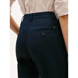 Tommy Hilfiger CO GMD Slim Straight Chinohose Schwarz 40