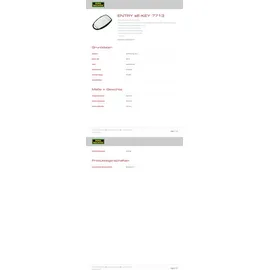 Burg Wächter ENTRY sE-Key 7713