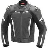 BÜSE Imola, Lederjacke schwarz-weiss, 50