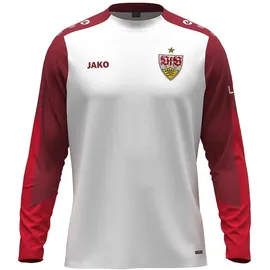 Jako VfB Stuttgart Dynamic Sweatshirt Kinder 656 - weiß/dunkelrot/rot 164