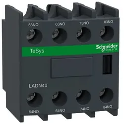 1St. Schneider Electric LADN40 Hilfsschalterblock, 4S, Schraubanschluss