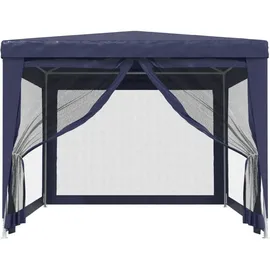 vidaXL Pavillon 3 x 4 m inkl. 4 Seitenteile Blau