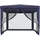 vidaXL Pavillon 3 x 4 m inkl. 4 Seitenteile Blau